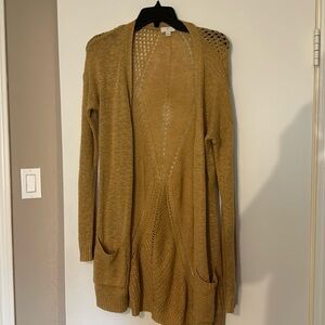 Gold cardigan